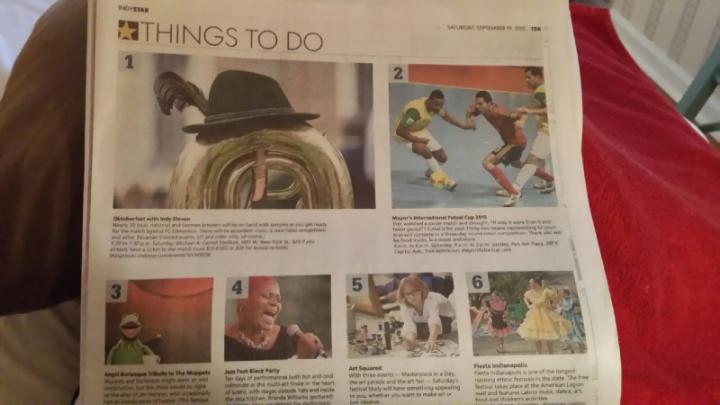 PeterWilt1's tweet photo. #1 and #2 things to do in Indy from @indystar. #dothemboth Cc: @MayorsFutsalCup @IndyEleven http://t.co/7YSoU5t1jY