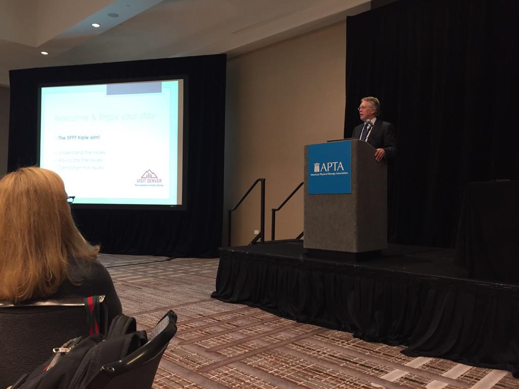 HEngel_DPT's tweet photo. Underway at the#SPPF...largest attendance ever #APTACO #PTADVOCACY http://t.co/QXTmhUAn6w