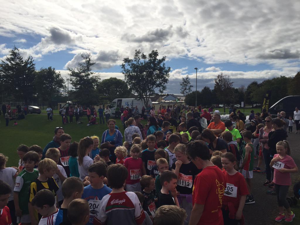 Sonia5K's tweet photo. There are just 15mins to go before the start of the Kids Mile/One Mile Challenge. We have a great turnout! #Sonia5k http://t.co/e9V7Ghcony