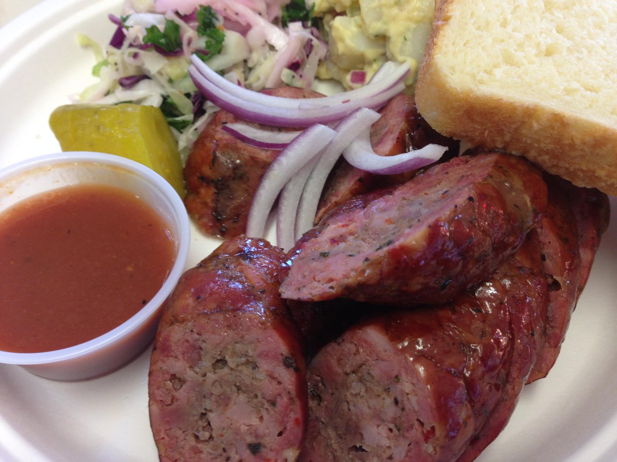 CraftMeats's tweet image. The one-meat sausage plate - curing hangovers since 2013.  See you today 11am til sold out!  #craftmeat #atxweekend