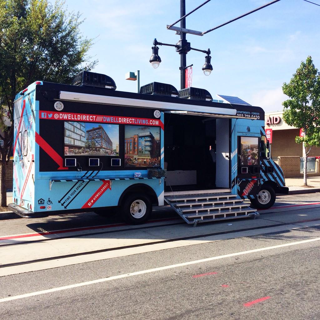 DwellDirect's tweet photo. Just arrived at @HStreetDC Festival! We're parked between 8th and 9th. #HStreetFest #DwellDirect http://t.co/KPrVFG4ZCs