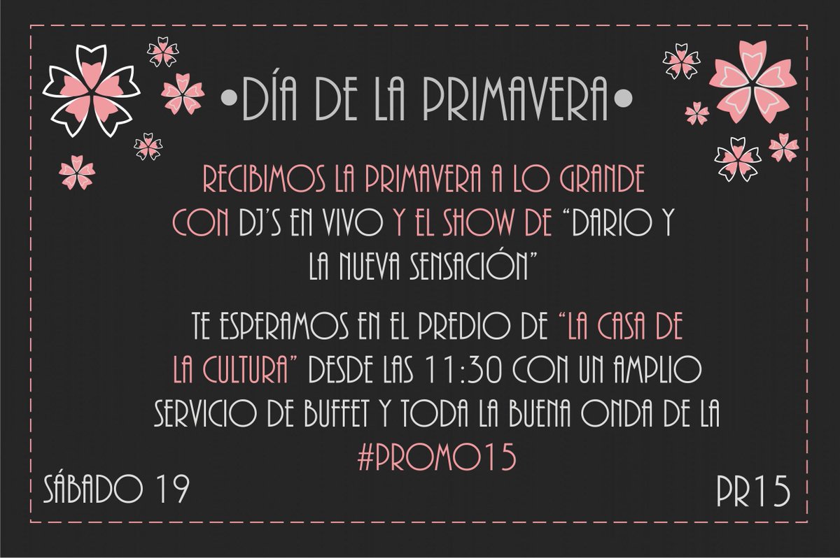 Promo15VE's tweet photo. ¡NO TE LO PODES PERDER! http://t.co/RLzUBccBkK