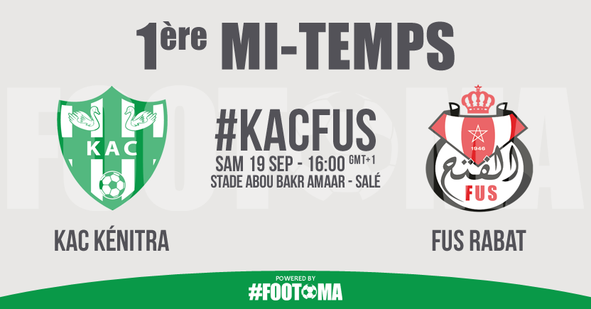 FOOTOMA's tweet photo. C'est parti à Salé ! Le coup d'envoi de la partie est donné par le club de Kénitra ! #KACFUS #CoupeDuTrône http://t.co/yd5TDROHmX
