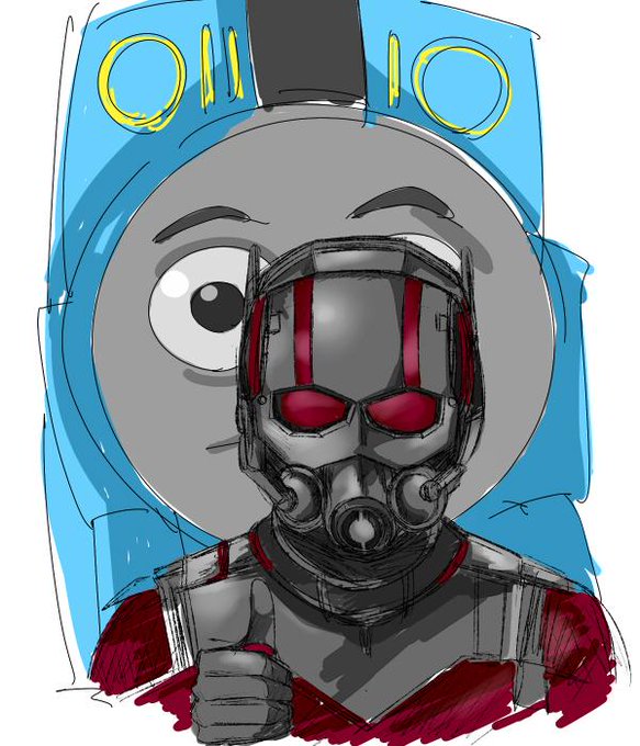 アントマン
蟻にこんな可能性があったとは…
という蟻さん萌え映画。砂糖運ぶ蟻さん可愛い。
アントマンの容貌もツボ。ガスマスクっぽいのがイカす。
派手なドンパチを期待したらスパイ(泥棒?)要素が多い
しかしトーマス改めて見ると顔怖いな… 