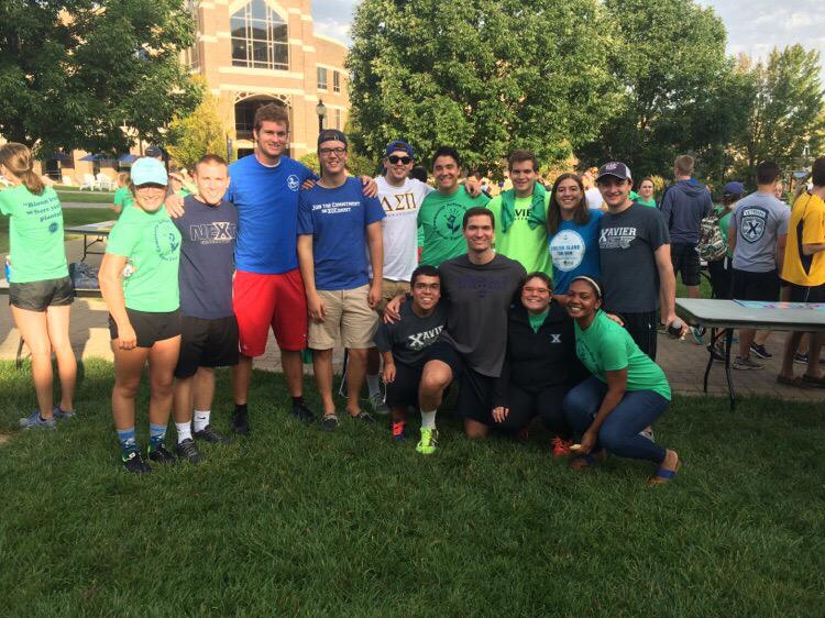 Some brothers helping out at Community Action Day! #CADBlooms #xudeltasig