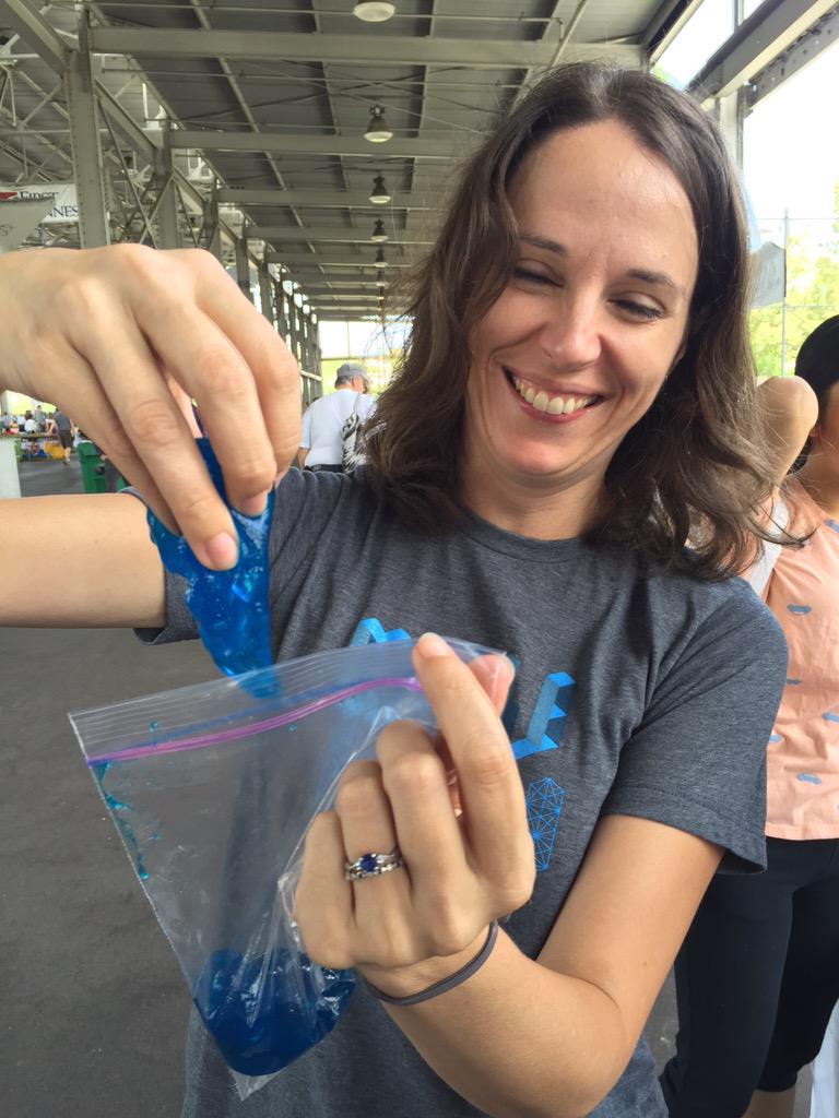 pefchattanooga's tweet photo. Come make slime w/ @pefchattanooga @setnstem @inspiretn @devdevcha @makerfairechatt until 6 @FirstTennessee Pavilion. http://t.co/fkOaSPPHdi