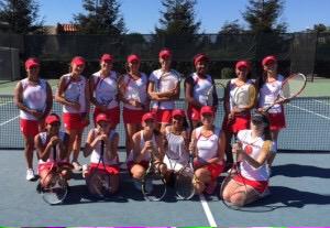 STMCHS_SCORES's tweet photo. Saint Mary's Women's Tennis team defeated Albany this week in TCAL match-up.  once again, they are in first place! http://t.co/Tp1xOTfivz