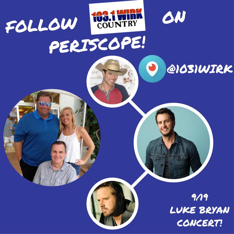 SoFlaToday's tweet photo. DreamerPRJessi: Follow 1031wirk on periscope! We will be periscoping at 3pm today. #WIRKitLuke #kickthedustup #sou⦠http://t.co/AZWfUTpdAR
