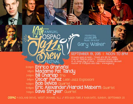 artsincubator's tweet photo. Check out the 12th Annual #OSPAC #Jazz &amp; Brew #Festival TODAY from 12p-8p. Tickets are $10 at the door. #jazz #beer http://t.co/lpCzPpkeaJ