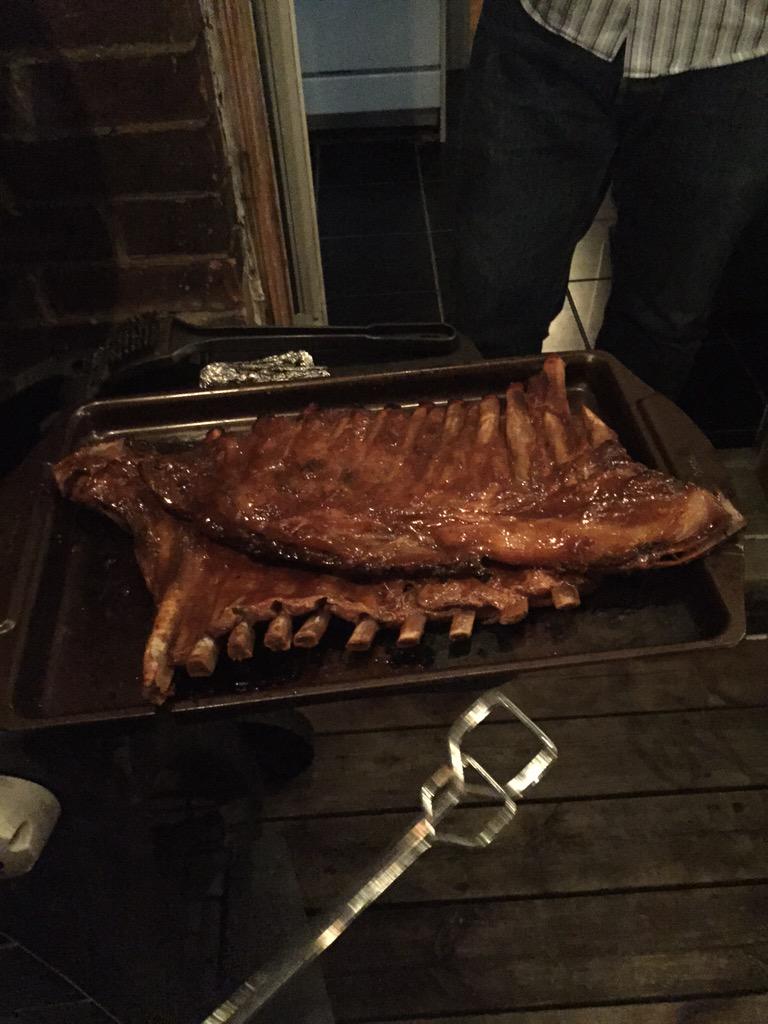 Reposadist's tweet photo. cooked up some delicious free range bbq last night that we picked up from the nice family @WooHooFarm in @PECounty 🍴 http://t.co/jFqRLw0Bmc
