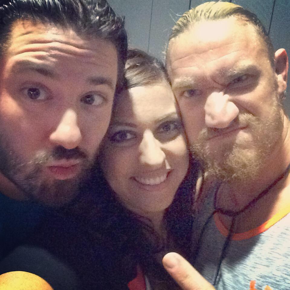 lizziedd14's tweet photo. Great photo op of @thewweblake coming out after the show! #nxt #nxtaustin #blakealexamurphyfactor #bamfactor http://t.co/GpYtqTD98a