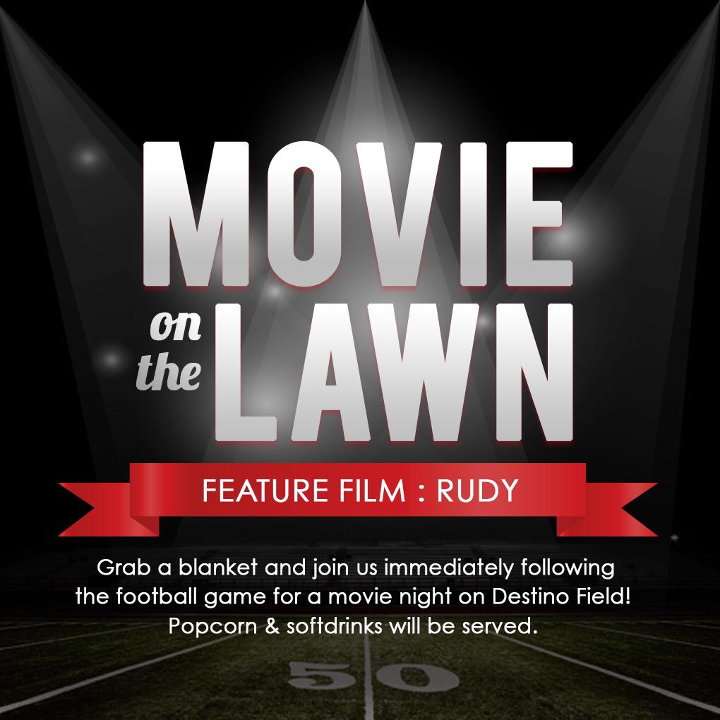 SEU_DSE's tweet photo. Join us after tonight's football game for a free Movie on the Lawn! http://t.co/AHry4dfR2j