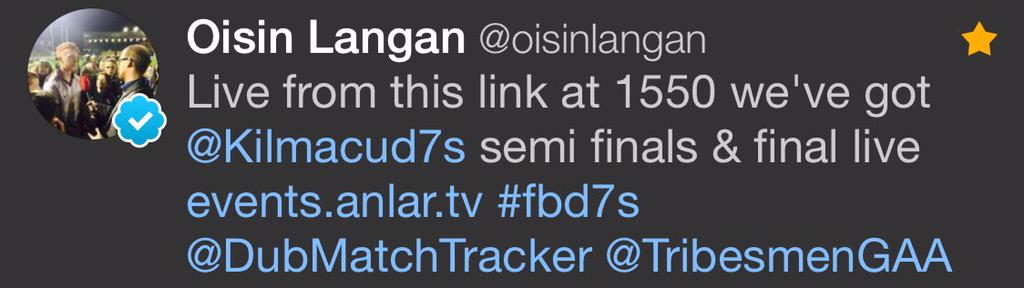 Kilmacud7s's tweet photo. @newbelfast @KCrokesGAAClub #FBD7s fantastic football http://t.co/jTfma321Lr