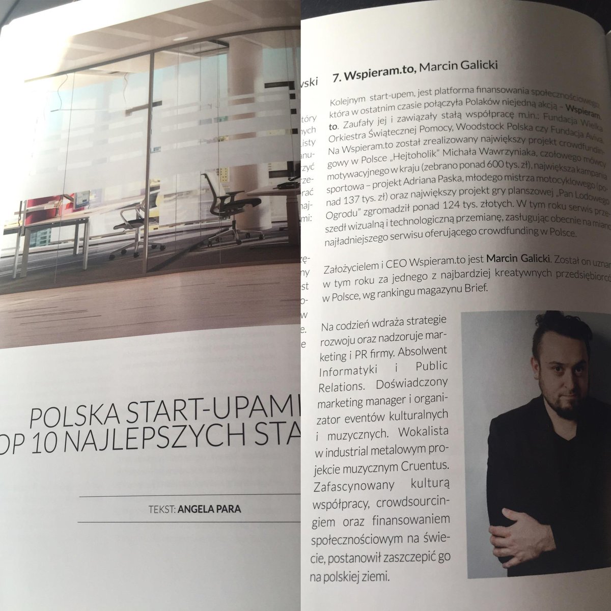 GalickiMarcin's tweet photo. @wspieramto na 7 miejscu rankingu 10 najlepszych startupów w Polsce wg Manager + #crowdfunding #crowdfundingpl http://t.co/ENzafrWvNj