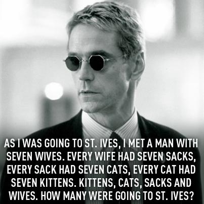 Happy Birthday to Jeremy Irons, who is 67 today. What\s the film? 