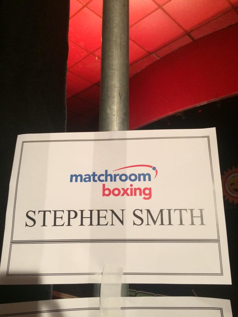 MatchroomBoxing's tweet photo. Doors are now OPEN!! 

Huge night for @SwiftySmith !! #SmithBoschiero #TheWorldAwaits http://t.co/Z6RXUi7Mhi