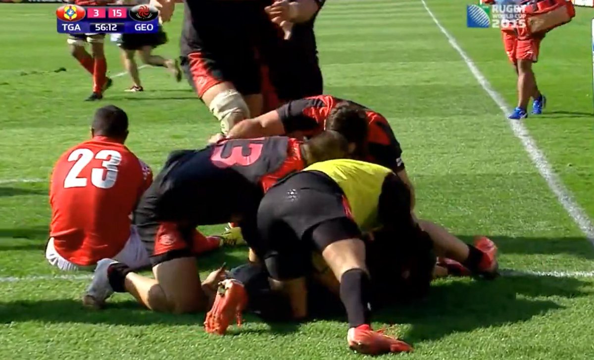 RugbyramaFR's tweet photo. Les 3 essais de Géorgie-Tonga en vidéo #Coupedumonde #TONGEO http://t.co/ePSzvpGnc1 http://t.co/Q1jlzZUA8D