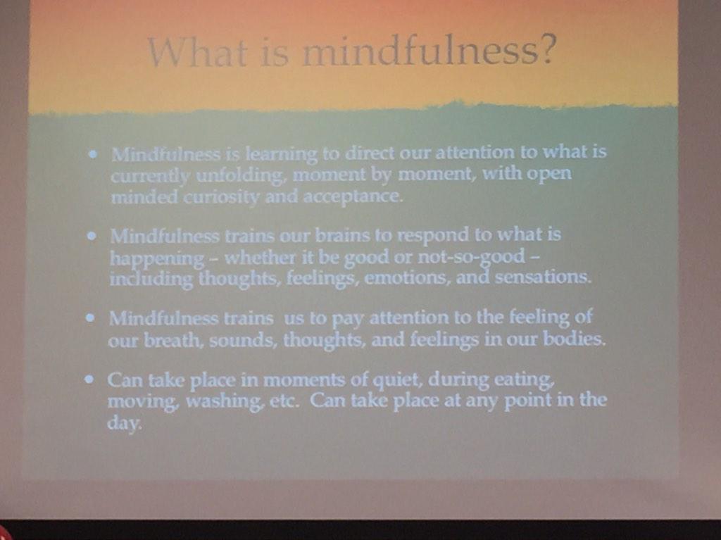 Yoga reduces stress in kids.  Increase of kindness and compassion.  #parentcamp #lpsleads <a href="/LillianSchuElem/">Lillian Schumacher Elementary 🦈</a>