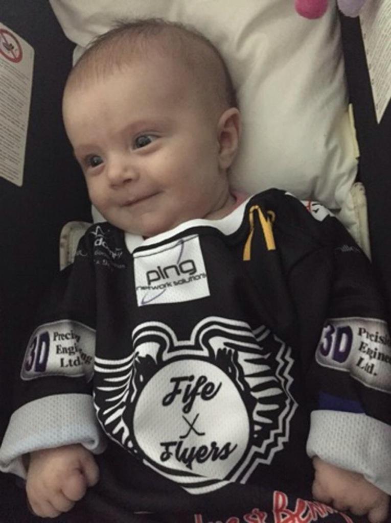 Fife Flyers (@fifeflyers) on Twitter photo Check our little Olivia Neill age 3 1/2 months sporting the new <a href="/FifeFlyers/">Fife Flyers 🏴🏒</a> Limited Edition CC Top at tonight's game! Check our little Olivia Neill age 3 1/2 months sporting the new <a href="/FifeFlyers/">Fife Flyers 🏴🏒</a> Limited Edition CC Top at tonight's game!