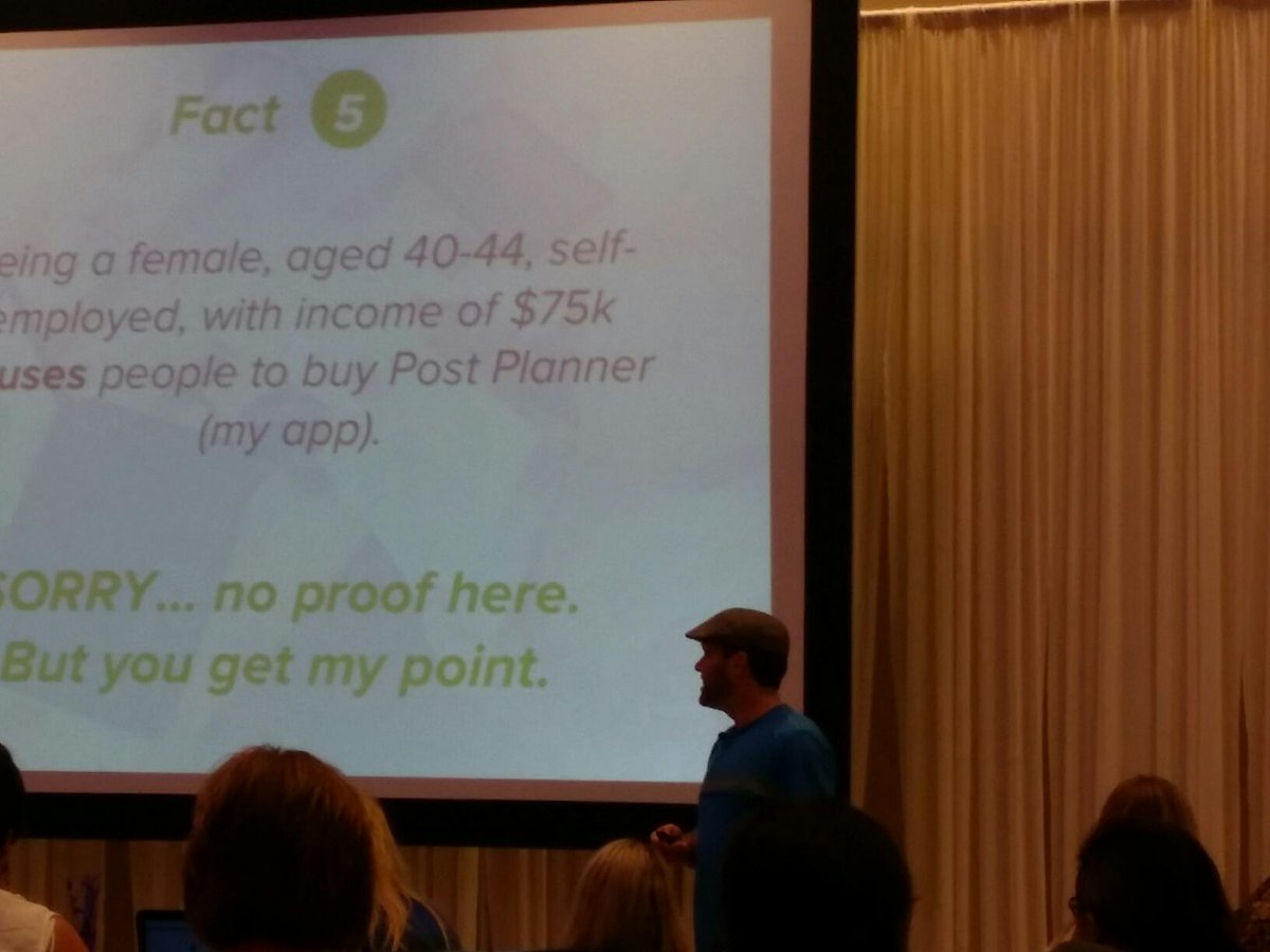 c_maleski's tweet image. Fact... @yessayer from #postplanner is quite funny! #socialboom15