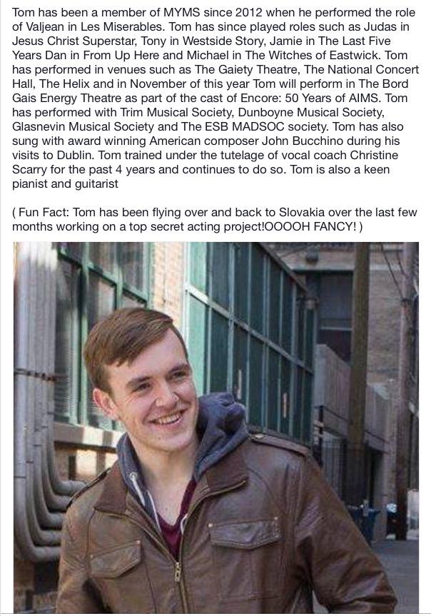 MYMS_Spring's tweet image. Playing the role of Moritz, the incredibly talented Tom Moran @TMoran93 #MYMSSpringAwakening