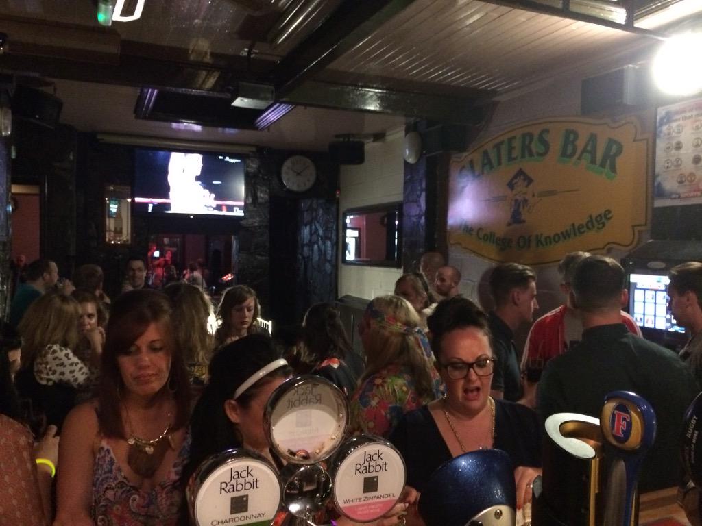 Slaters_Bar's tweet photo. Whose for #floral &amp; #60snight #Slatersbar #liverpool #saturdaynight #vodka #boozetrain http://t.co/B3TFhwSQhk
