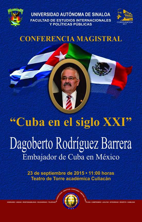 Agendaglobal_'s tweet photo. Embajador de Cuba en México invitado por nuestra facultad. Este miercoles, 11 am en la torre académica. No faltes! http://t.co/gN1T2gkxBK