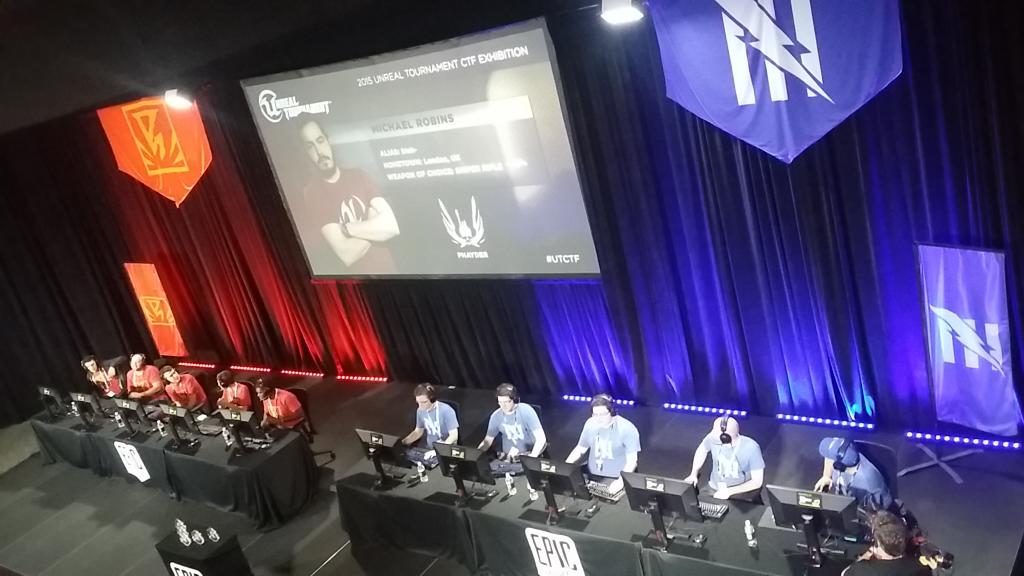 QlintQlint's tweet image. #utctf getting ready for the first match! @EpicGames @utgame