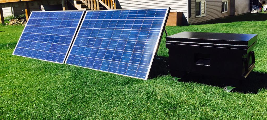 MyGreenArrow's tweet photo. Building #PortableSolarGenerators http://t.co/7000pcksrA
