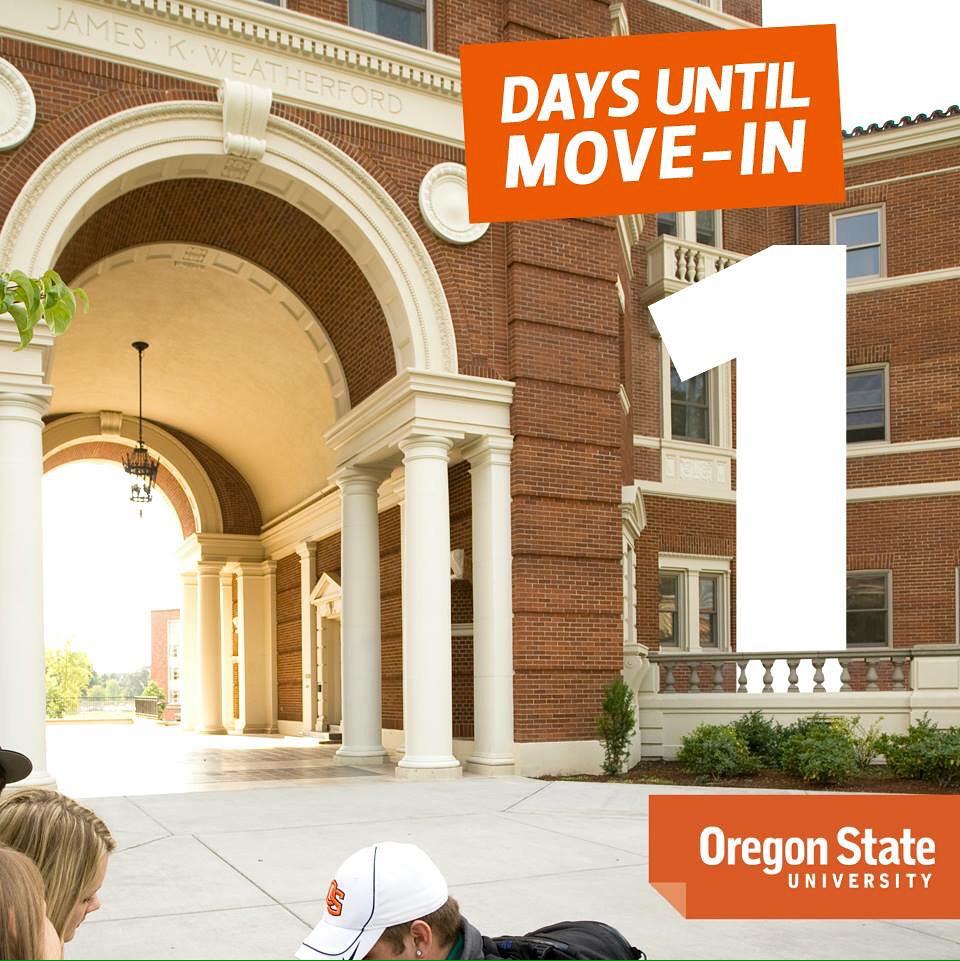 osuhousing's tweet image. See you tomorrow, #Futurebeavs ! 
#OSUmovein #beavernation