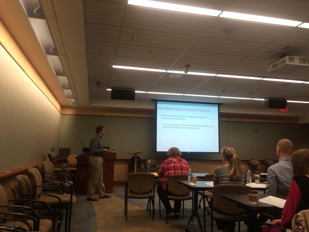 kramec2000's tweet photo. @billkochpt killing it while talking about patient expectations. Do you listen or wait to talk? #mnapta http://t.co/wUMtvu2PMk