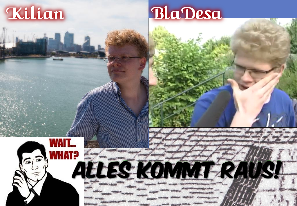 JustinSaslor's tweet photo. Es ist raus! @KiwiKilian ist BlaDesa!! http://t.co/kLPAUw8bBF