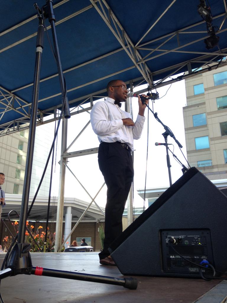 WPeaceUTheatre's tweet image. Onstage at #theatreSPARK Musical Showcase #SPARKconX!