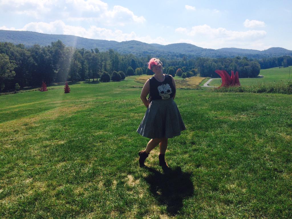 CrystalSkillman's tweet photo. The hills are alive with the awesome of Gretchen @DramaofWorks #Family http://t.co/Zi3Cn8Q4Qg