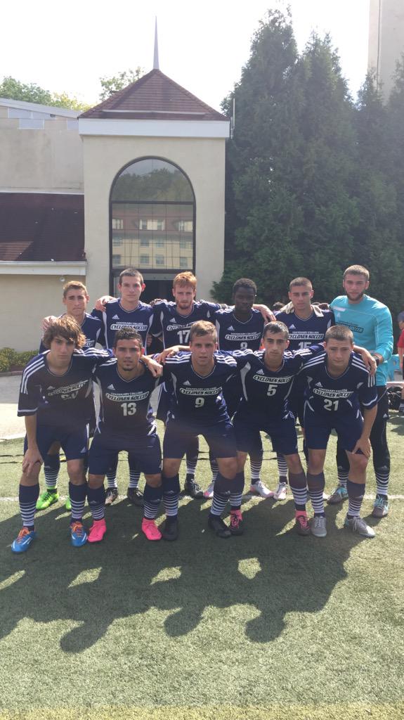 Starting lineup today against Eastern University #CentSoccer