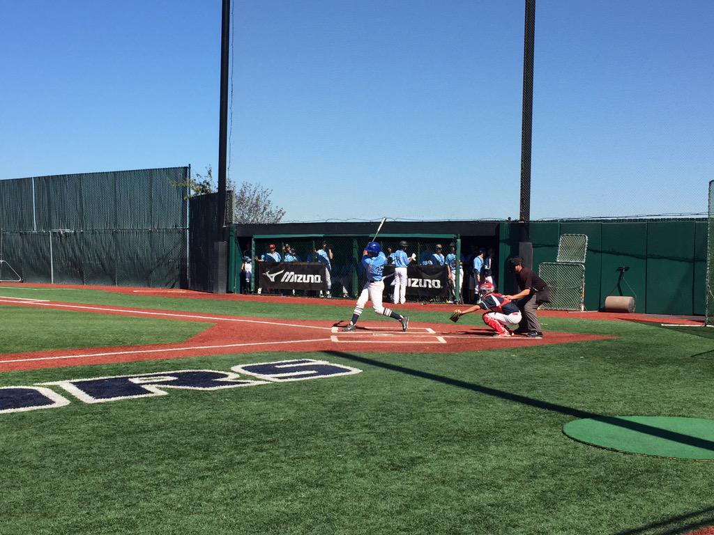 NateTrosky's tweet photo. Play Ball!! ⚾️ Game 1 is underway! Have fun &amp; show us what you got, Teams 1 &amp; 2! #TroskyBaseball #bayareashowcase http://t.co/ov4xlVYan4
