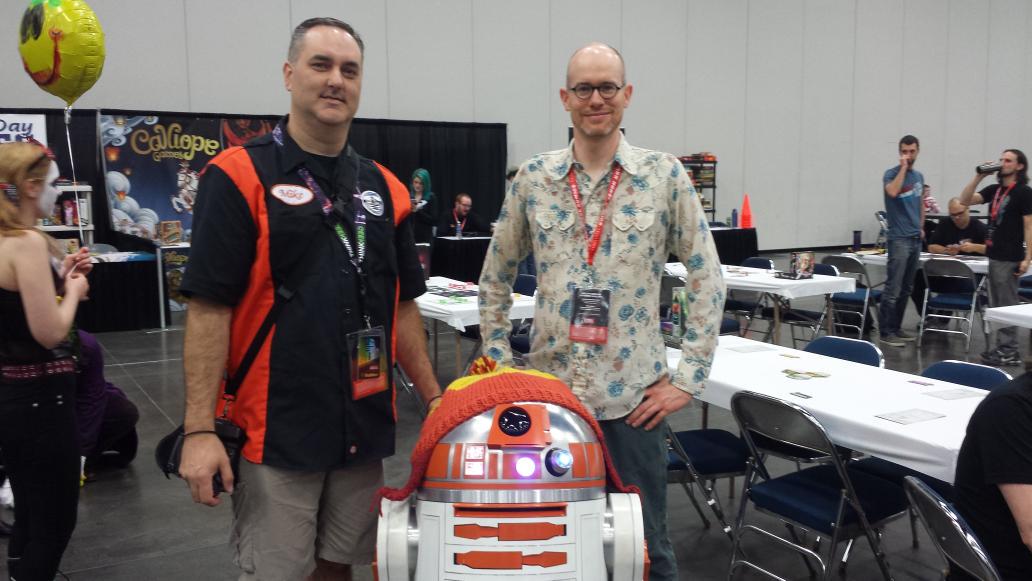 3haresgames's tweet photo. Sitting in open gaming at RCCC and this Droid zooms over beeping at me. Surprise, my old buddy Mike is the pilot! http://t.co/I0zBomh1Db