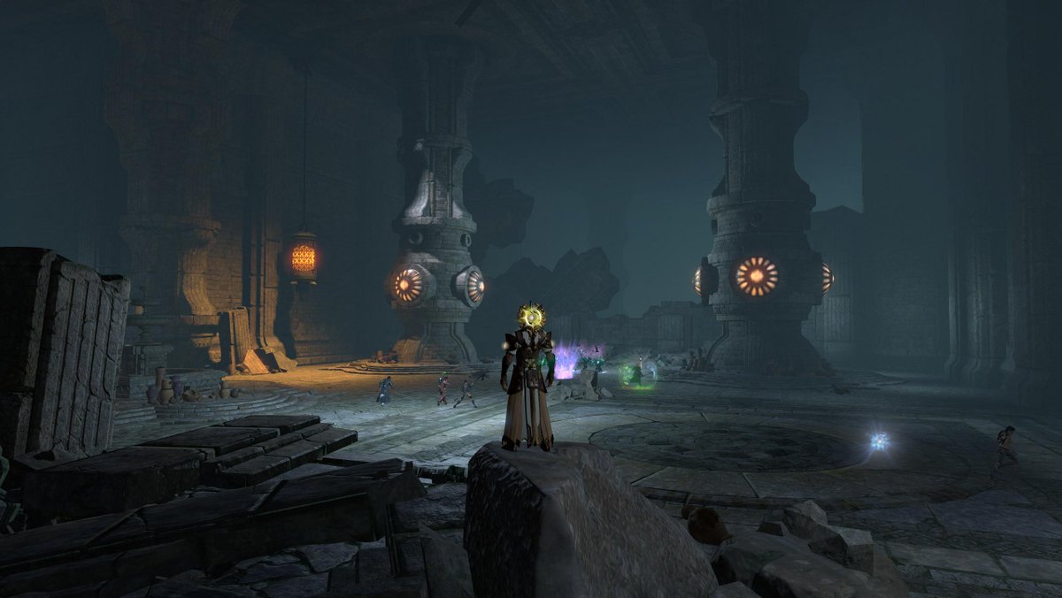 bradpower's tweet photo. Atmospheric #Skyforge #UndergroundTemple http://t.co/qJvvh0NANM