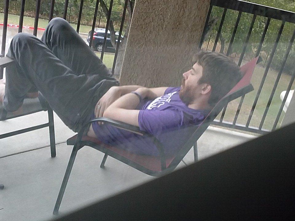 BadNewsBaroness's tweet photo. @thebadnewsbaron "trying to stay awake for regular sleep schedule" #after24+hrstream #exhausted #poorBaron http://t.co/dlRJsqtCZg