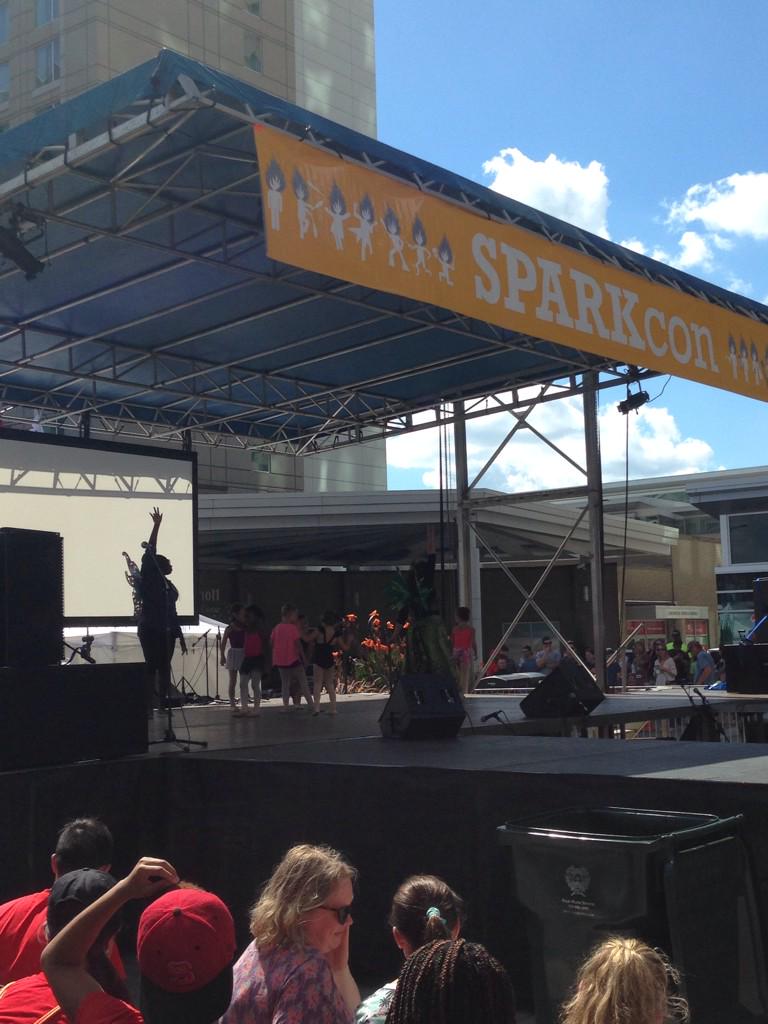 MillbrookDance's tweet image. We are about to go on stage! Come down to City plaza to see us perform. #sparkconx