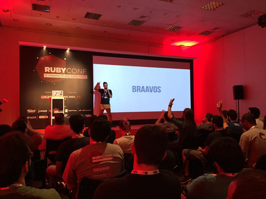 lucianot's tweet photo. @fbzga How GOT will make your app architecture clean! #rubyconf2015 #magnetis http://t.co/jKr4r0dcys