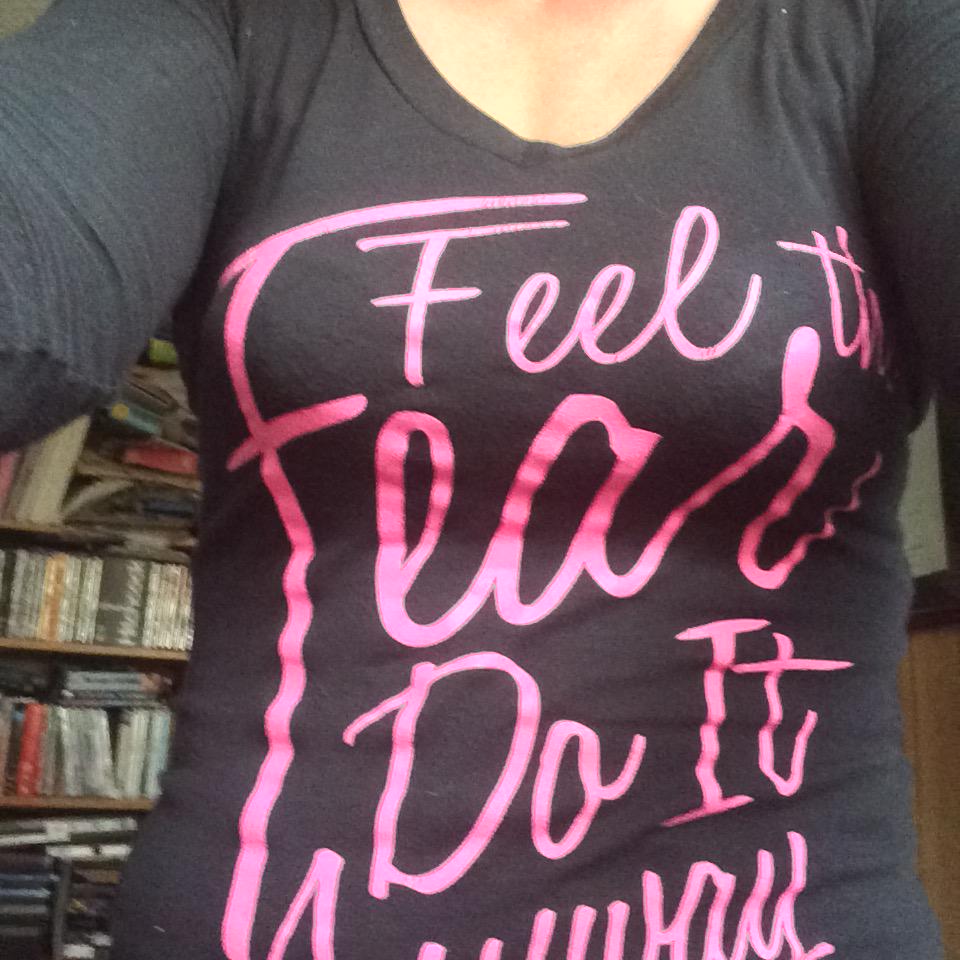 LIsaVErcelli's tweet photo. Thought was rocking my @JillianMichaels top but seems that 'feel' across my boobs detracts from the msg #notaninvite http://t.co/jB0xRz6k1B