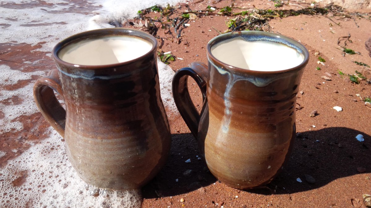 RedrocksPottery's tweet photo. #lastdayofsummer #giveaway In DENIAL! RT &amp; Follow for a chance to win set of Chocolate Dip Mugs! Draw Sep 23 #PEI 😭 http://t.co/lfzT1n27JJ