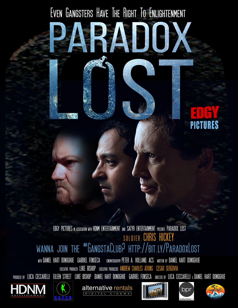 paradoxlostfilm's tweet photo. Chris Hickey, here's your @paradoxlostfilm poster! #GangstaClub! For more info: http://t.co/Xvr3cHccVR http://t.co/36QRrVnsdG