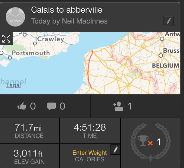 71 miles today #SCCCParis