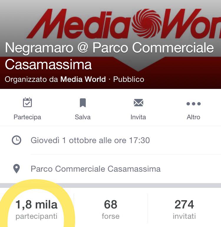 PugliaNegramore's tweet photo. @negramaro A 12giorni dal firmacopie già in1800 hanno detto che ci saranno! 😳😱 La #Puglia ha voglia di voi!❤️ #LRSA http://t.co/MA1p4zzoho