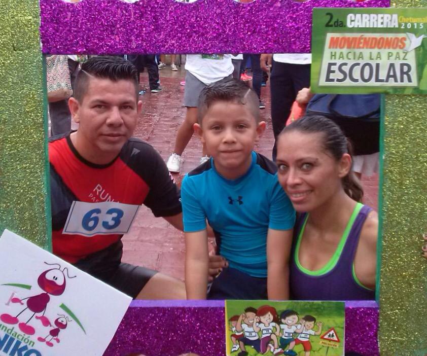 alejandrordz_29's tweet image. En familia kilometros con causa 💪🏻. @Siinikoob @Ariadne_Luna @timijaguar #YoElegiCorrer por la paz escolar.