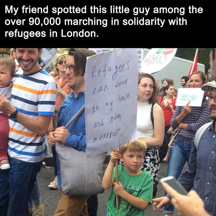 BoredBugcom's tweet image. Respect 😃 👍 #refugeescrisis #Minecraft #kids #respect
