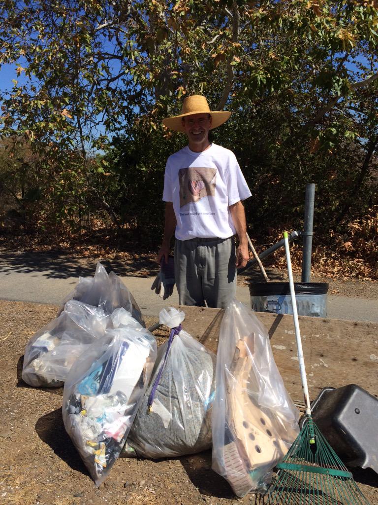 KrisMYas's tweet photo. The final count: 125 lbs. of trash removed from Guadalupe Creek! #cleancreeksscc @valleywater http://t.co/bl8vkcQnOf