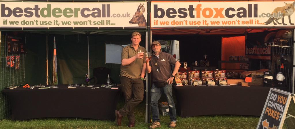 bestdeercall's tweet photo. @BestFoxCall @bestdeercall #partnership #midlandgamefair #deercalls #partnersincrime http://t.co/h8vXJartr2